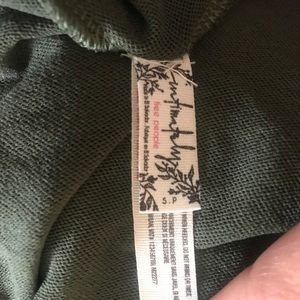Free People Tops - Olive green free people bodysuit Free People Tops - Olive green free people bodysuit